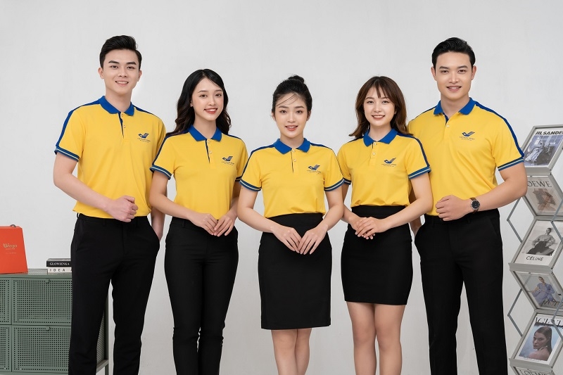 May đồng phục tại Cần Giờ