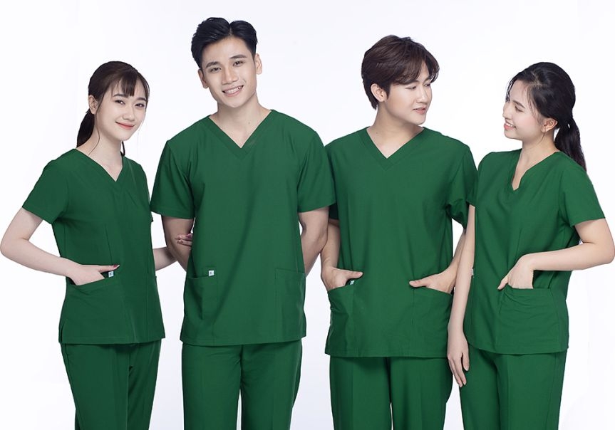 May đồng phục tại Cần Giờ
