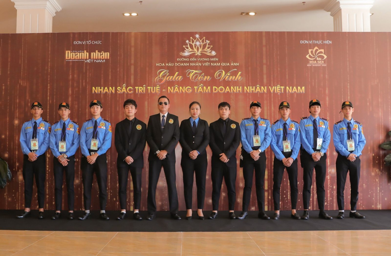 May đồng phục bảo vệ Tiền Giang